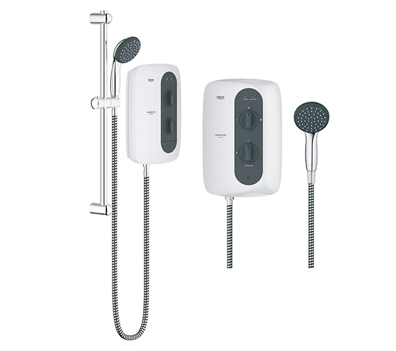 Grohe New Tempesta 100 Frosted Granite Electric Shower 9.5 kW 26221000