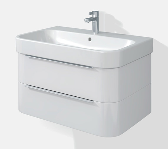 Duravit Happy D2 Two Drawers 625mm Unit With Basin - H26364