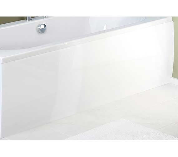 Lauren White Acrylic Bath Side Panel 1600mm PAN139