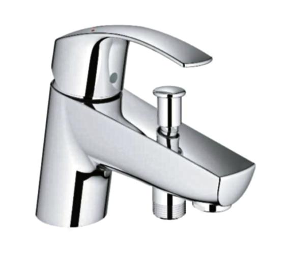 Grohe Eurosmart Single Lever Bath Shower Mixer Tap Chrome 33412002