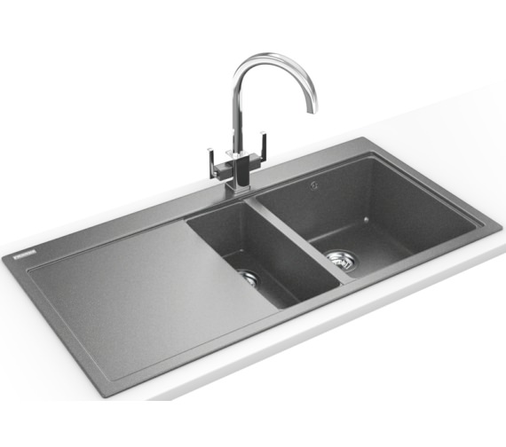 Franke Mythos Designer Pack MTG 651-100 Fragranite Stone Grey Sink And ...
