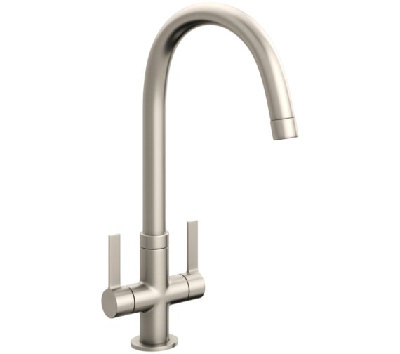 Abode Pico Brushed Nickel Monobloc Kitchen Mixer Tap AT1227