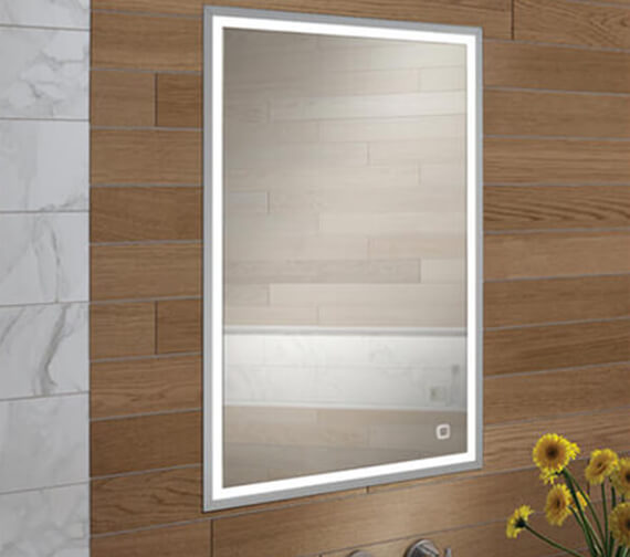 HIB Vanquish 50 LED Demisting Recessed Mirror Cabinet 530 X 730mm 47600