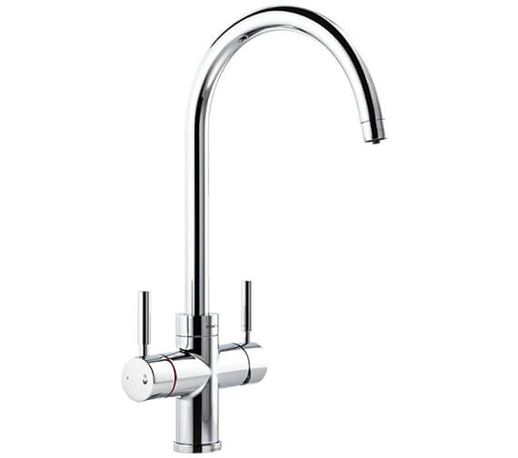 Abode Propure 4 In 1 Swan Spout Monobloc Kitchen Sink Mixer Tap