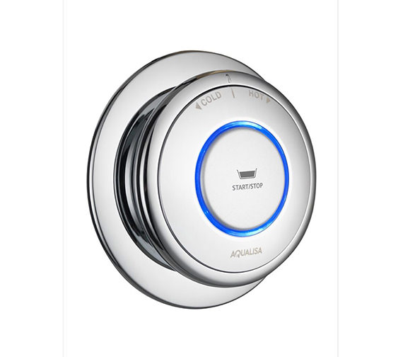 Aqualisa Quartz Digital Bath Filler With Overflow HP Combi QZD.A1