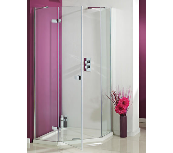 Phoenix Idyllic 8mm Neo Hinged Pentagon Shower Enclosure SEQD023