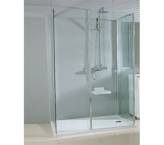Phoenix Vision Single Wall Shower Enclosure 1700mm Pack 4 SEV004