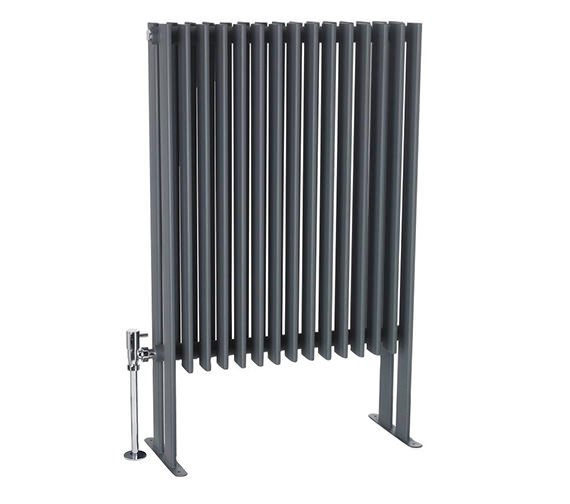 Fin Floor Mounted Double Panel Radiator 570x900mmHLA80