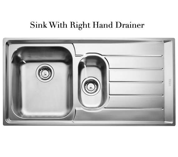 ... of Franke Neptune NEX 251 Stainless Steel 1.5 Bowl Kitchen Inset Sink