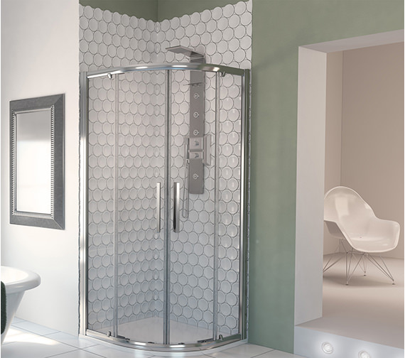Aqualux Aqua 8 Glide Quadrant Shower Enclosure 900mm FEN1245AQU