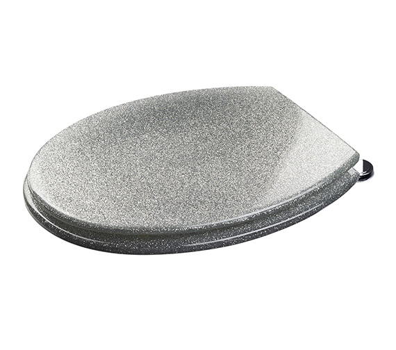 Croydex Silver Glitter Toilet Seat WL101040