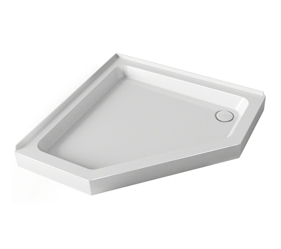 Mira Flight 2 Upstand Pentagon Shower Tray With Waste 900 x 900mm