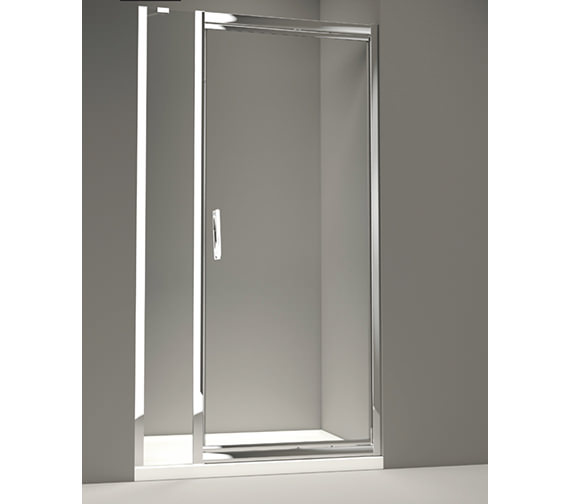 Merlyn 8 Series 900mm Infold Shower Door With 1 Inline Panel