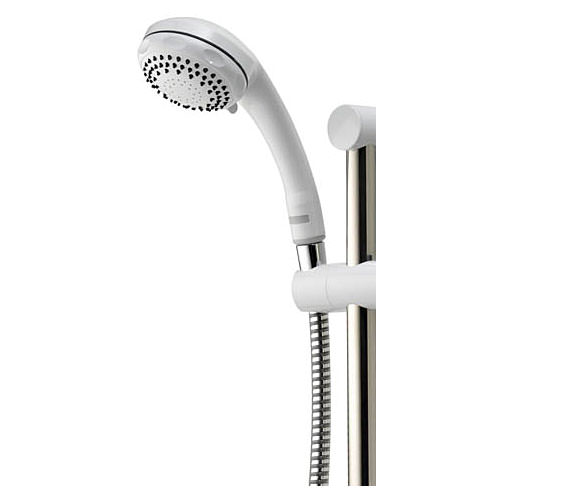 Aqualisa Quartz 9.5kw Electric Shower White And Chrome QZE9521