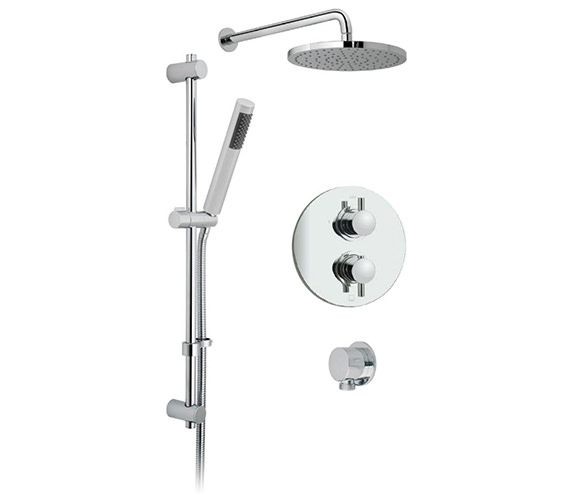 Vado Celsius Round 2 Outlet Thermostatic Shower Package CEL172012C/P