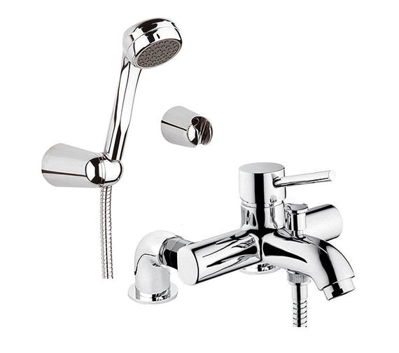VitrA Minimax S Bath Shower Mixer Tap With Showerhead A42112VUK