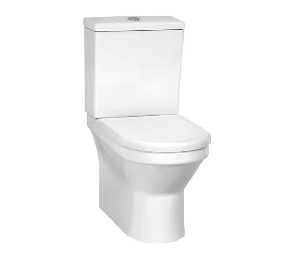 VitrA S50 Close Coupled 655mm Fully Back-To-Wall White WC Pan