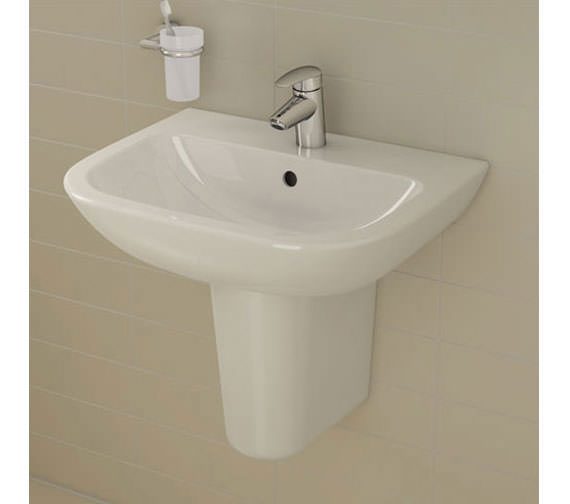 VitrA S20 500mm Wide 1 Tap Hole Cloakroom Basin