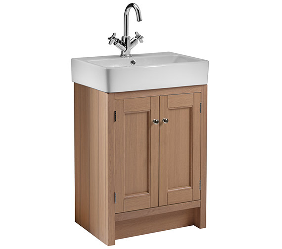 Roper Rhodes Hampton Natural Oak 550mm Countertop Unit - HAM550B.NO