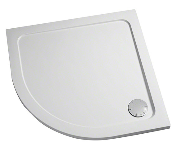 Mira Flight Low Quadrant Shower Tray White With Waste
