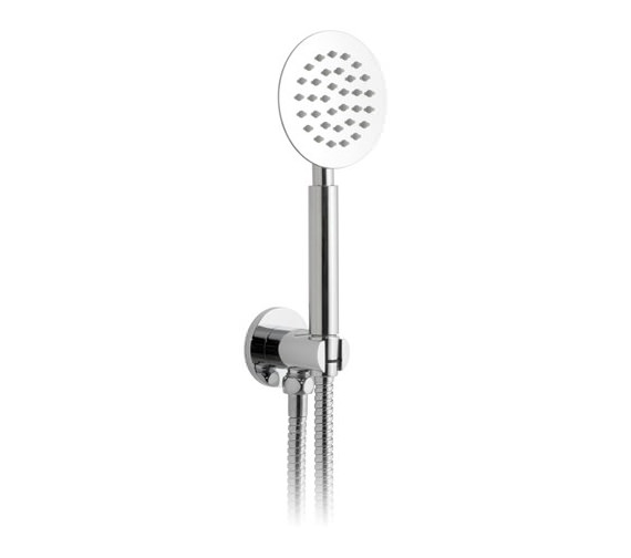 Vado Aquablade Mini Chrome Round Shower Kit With Integral Outlet