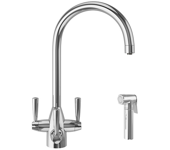 Franke FilterFlow Doric Sink Tap With Hand Spray Chrome More Finish