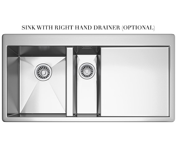 Franke Planar PPX 251 SlimTop 1.5 Bowl Stainless Steel Inset Sink