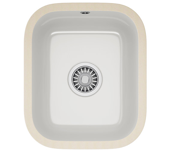 Franke V And B VBK 110 33 Ceramic 1.0 Bowl White Undermount Kitchen