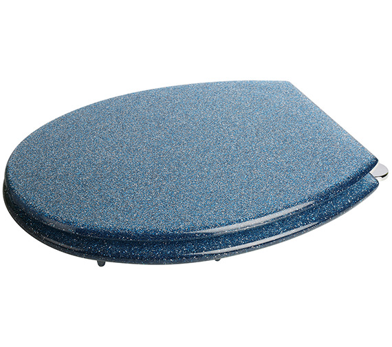 Croydex Blue Glitter Toilet Seat WL101024