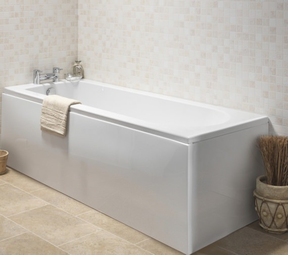 IMEX Suburb White 1600 x 700mm Single Ended Bath