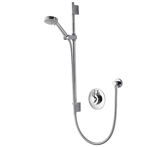Aqualisa Dream Chrome Concealed Thermostatic Shower Mixer Valve With Slide Rail Kit