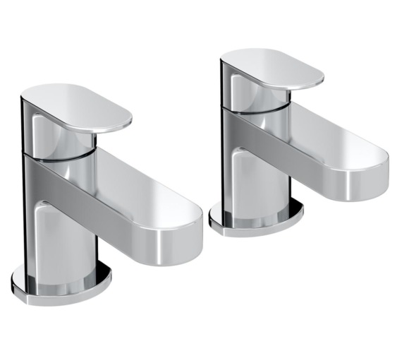 Bristan Frenzy Pair Of Deck Mounted Chrome Basin Taps