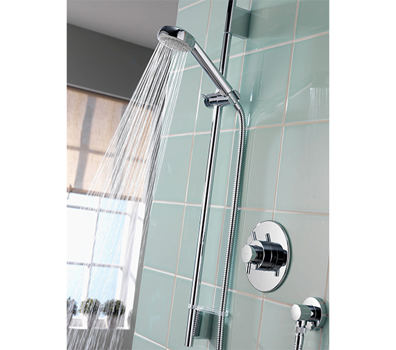 Aqualisa Aspire DL Chrome Concealed Thermostatic Shower Mixer Valve With Kit