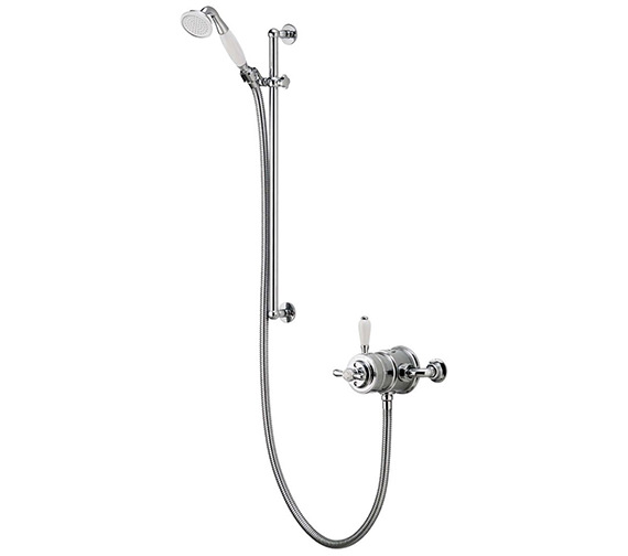 Aqualisa Aquatique Chrome Exposed Thermostatic Shower Mixer Valve