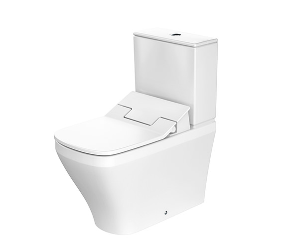 Duravit SensoWash Slim Seat With DuraStyle Close Coupled Toilet With