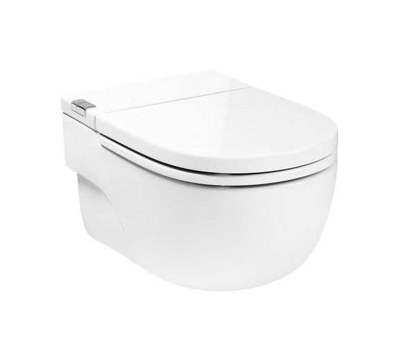 Roca Meridian-N In-Tank Wall Hung White WC With Cistern And I-Type Support For Solid Walls