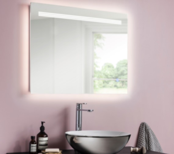 Crosswater Radiance Ambient Illuminated Modern Mirror - 800 x 600mm