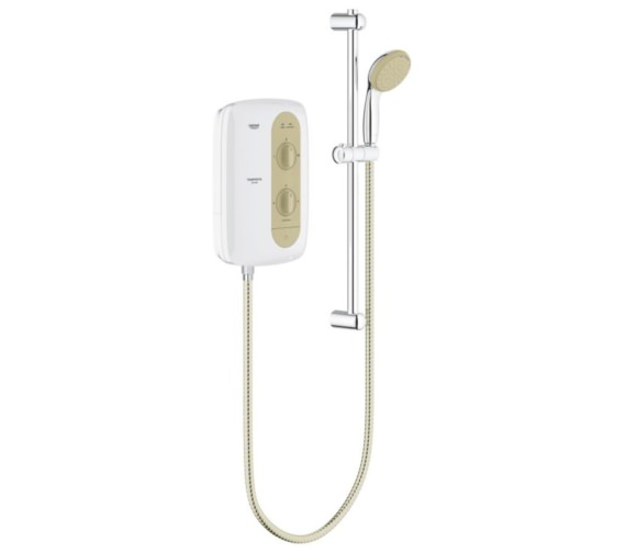 Grohe New Tempesta 100 Pressure Stabilized Natural Sandstone Electric Shower 9.5kW