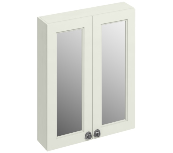  Burlington  600mm Sand Double Door  Mirror Cabinet F6MS