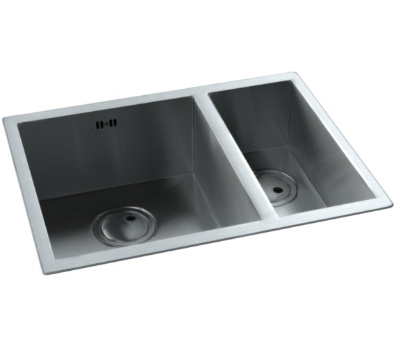 Abode Matrix Ro Brushed Steel 1.5 Bowl Kitchen Sink