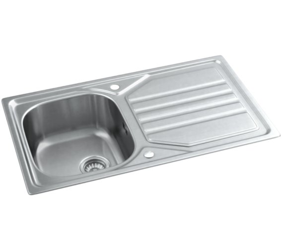 ... sink abode mikro stainless steel 1 0 bowl kitchen sink with drainer