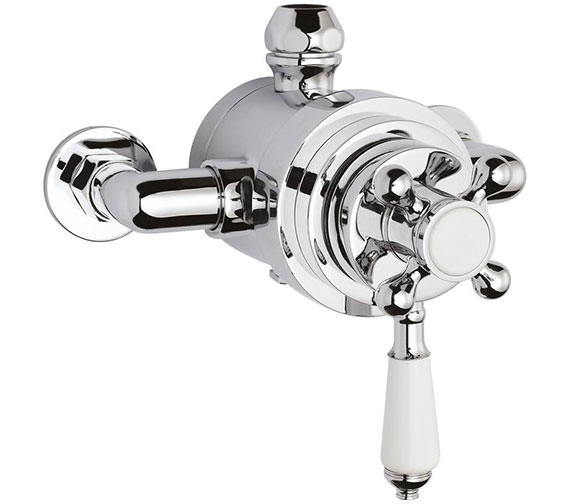 Nuie Victorian Thermostatic Exposed Shower Valve Chrome - A3091E