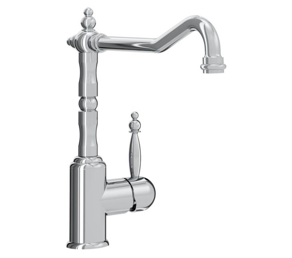 Bristan Colonial Single Lever Chrome Kitchen Sink Mixer Tap With Easyfit Base