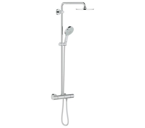 Grohe Rainshower System 210mm With Thermostatic Valve Chrome