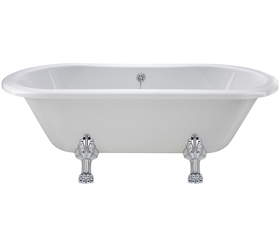 Hudson Reed Kingsbury 1700mm Double Ended Freestanding Acrylic Bath Ex Display