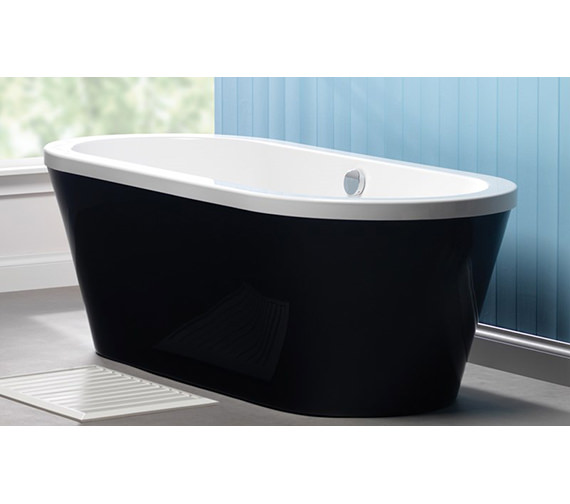 Carron Halcyon Oval Freestanding Carronite Bath 1750 x 800mm White Q4