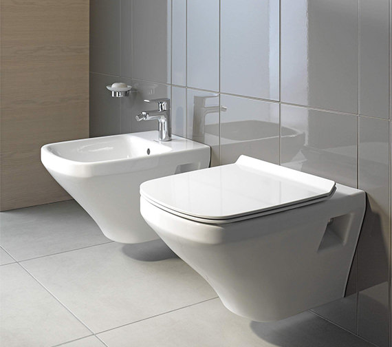 Duravit DuraStyle 370 x 540mm Wall Mounted Bidet With Overflow