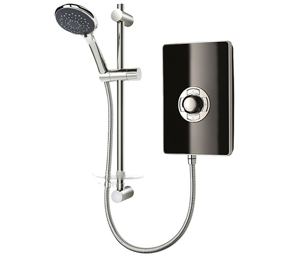 Triton Aspirante Black Gloss Electric Shower 8.5 kw - ASP08GSBLK