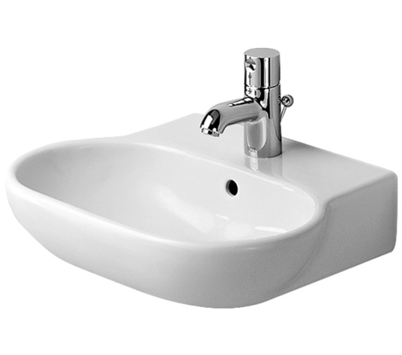 Duravit Bathroom Foster 470 x 390mm 1 Tap Hole Handrinse Basin 0419470000