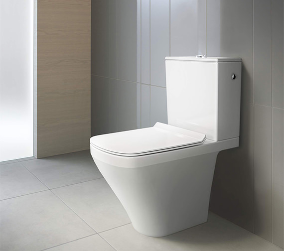 Duravit DuraStyle 370 x 630mm Close Coupled Washdown Toilet With Cistern